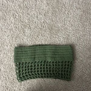 Crochet tube mesh top